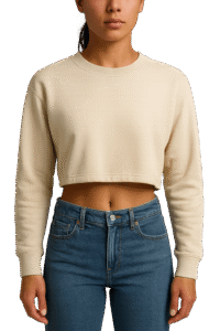 Cropped sweatshirts custom sweatshirts manufacturer