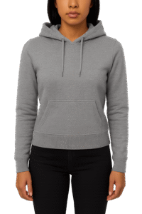 Custom fitted hoodie for women – fleece and cotton options