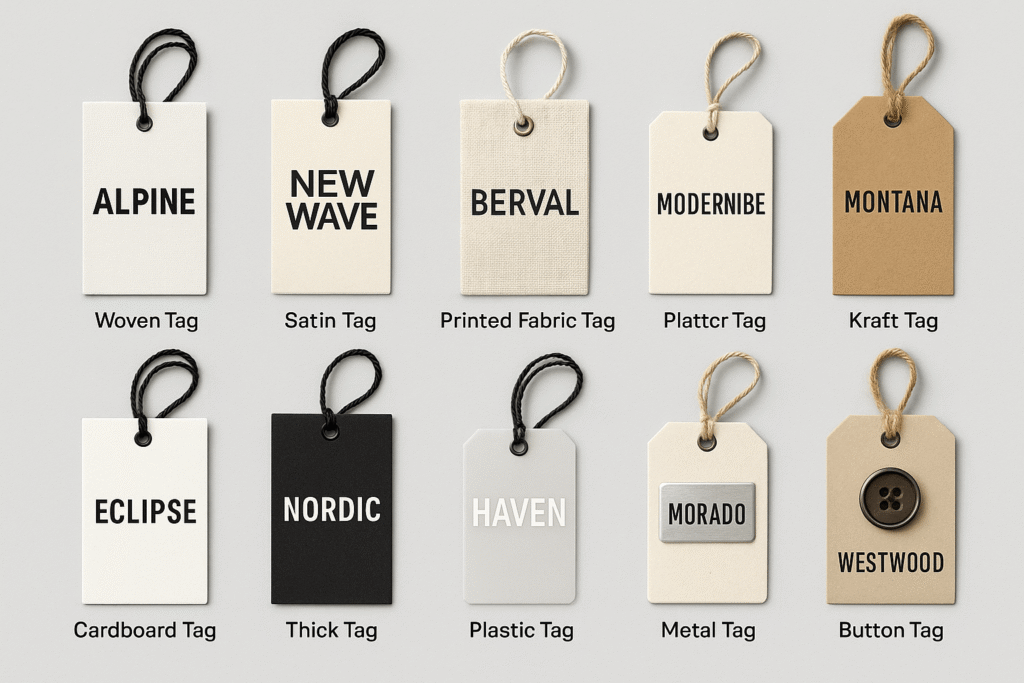 Custom hang tags for clothing brands