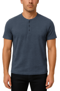 Henley style polo | custom polo shirts manufacturer