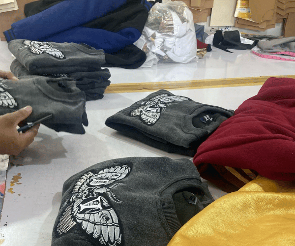 Custom sweatshirt manufacturer for fashion brands
