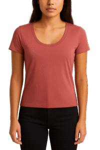 Scoop Neck T-Shirts by custom t-shirt manufacturer