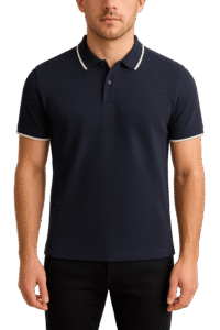 Tipped collar polo shirt | custom polo shirts manufacturer