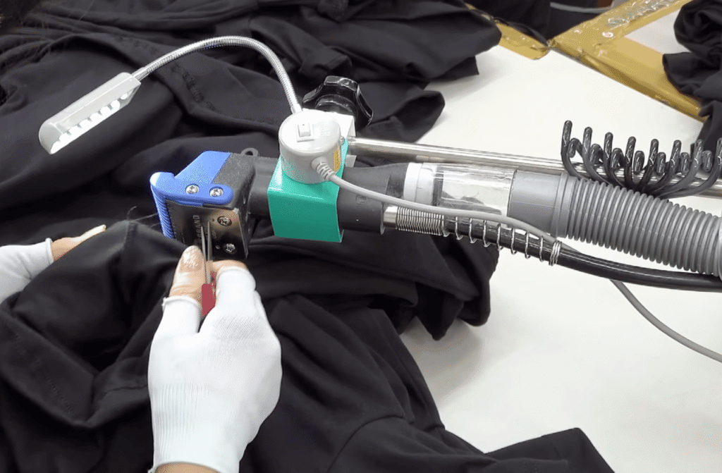 Garment finishing and final touch-ups