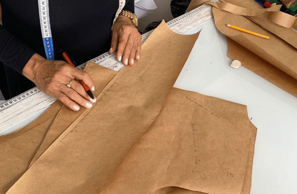 In Cut and Sew Manufacturing pattern making process for clothing manufacturing