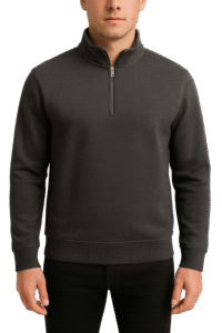 Quarter zip sweatshirts custom sweatshirts manufacturer
